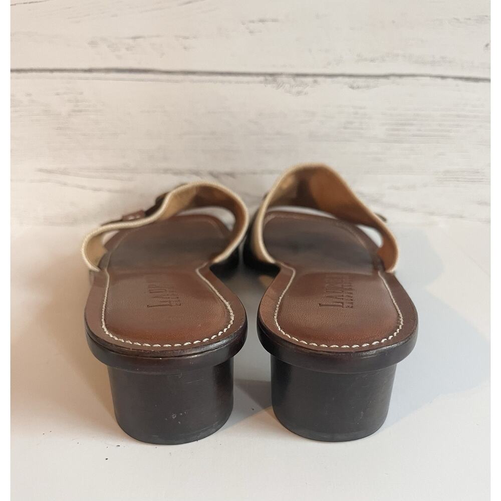 Vintage Lauren Ralph Lauren Brielle Slides Sandals, Ladies Size 6B - Picture 4 of 8